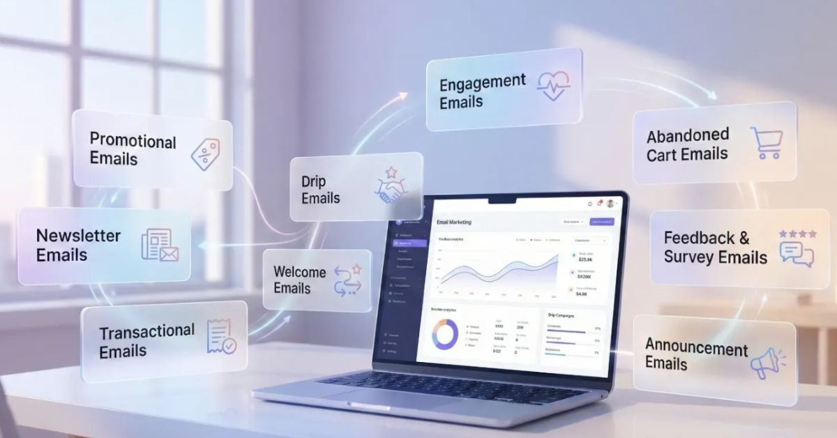 types of email marketing