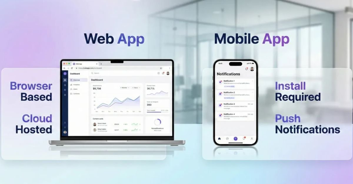 Difference Between Web App and Mobile App