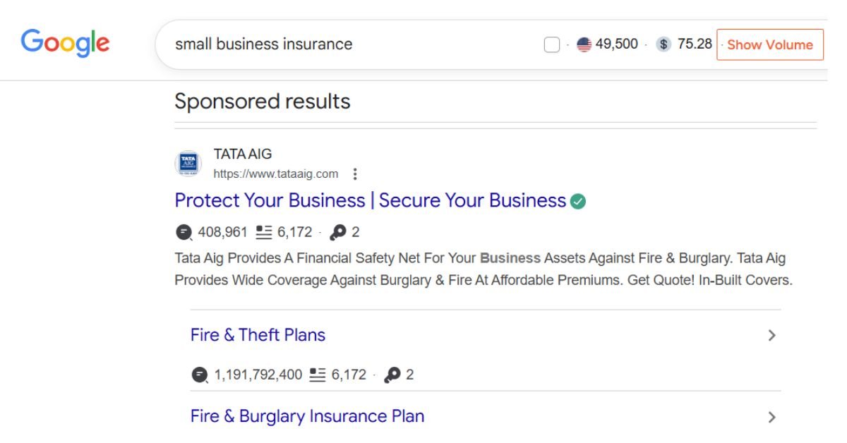 Search ads